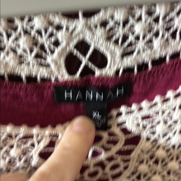 Hannah Maroon Ruffled Collar Blouse - Picture 2 of 3